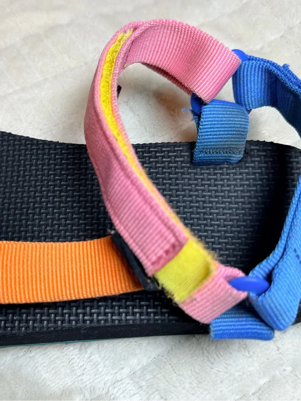 Teva Original Universal Kids 4 90s Multi Sport Sandals Colorblock - Picture 8 of 15